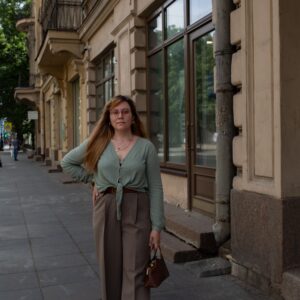 Blusa Ombro a Ombro Verde-Musgo