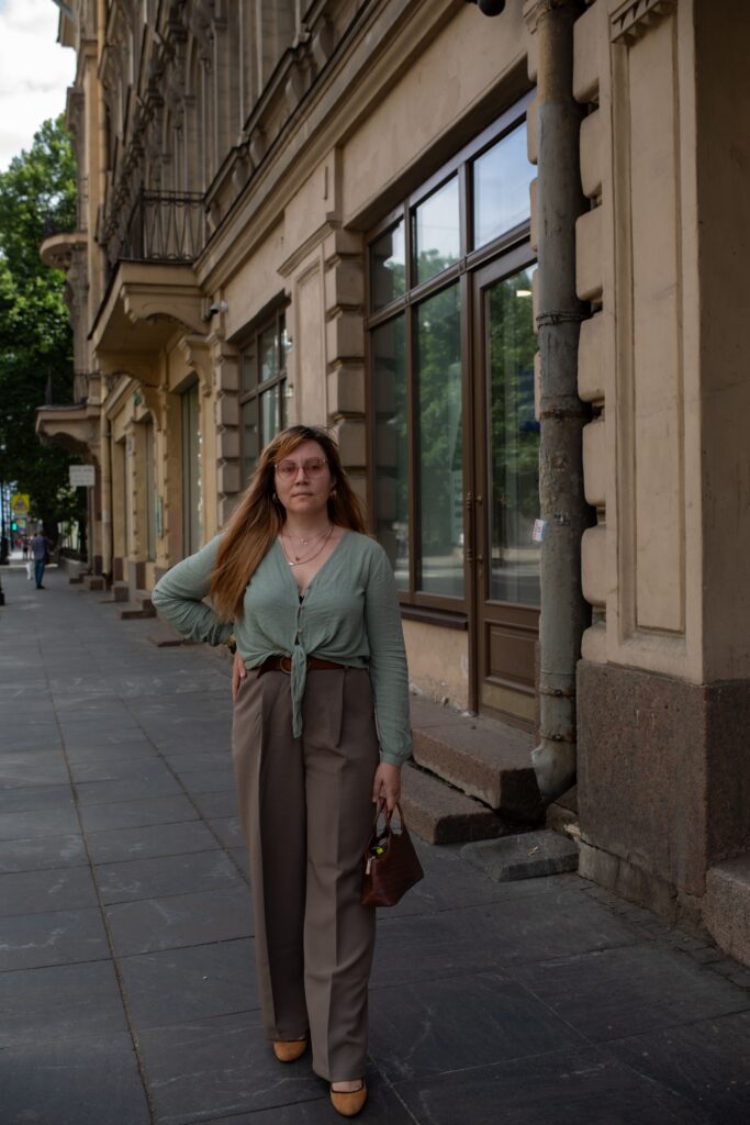 Blusa Ombro a Ombro Verde-Musgo