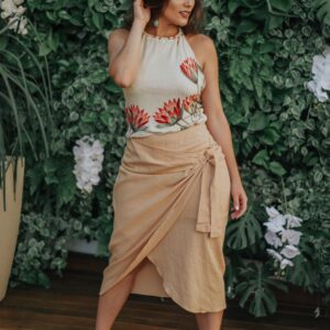 Saia Envelope Linho Off-White